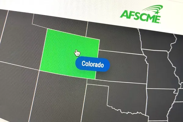 AFSCME Colorado Map