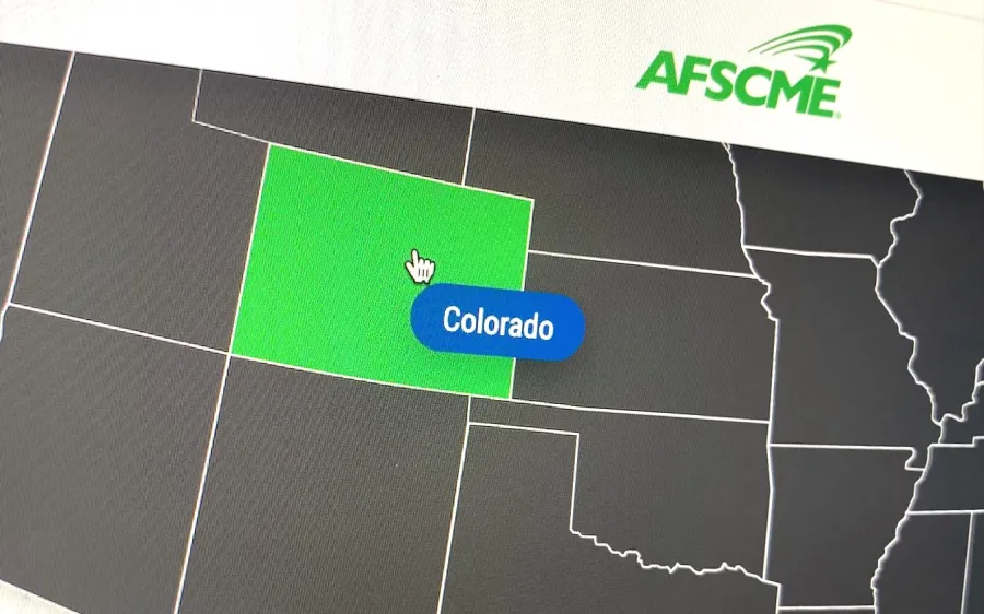AFSCME Colorado Map